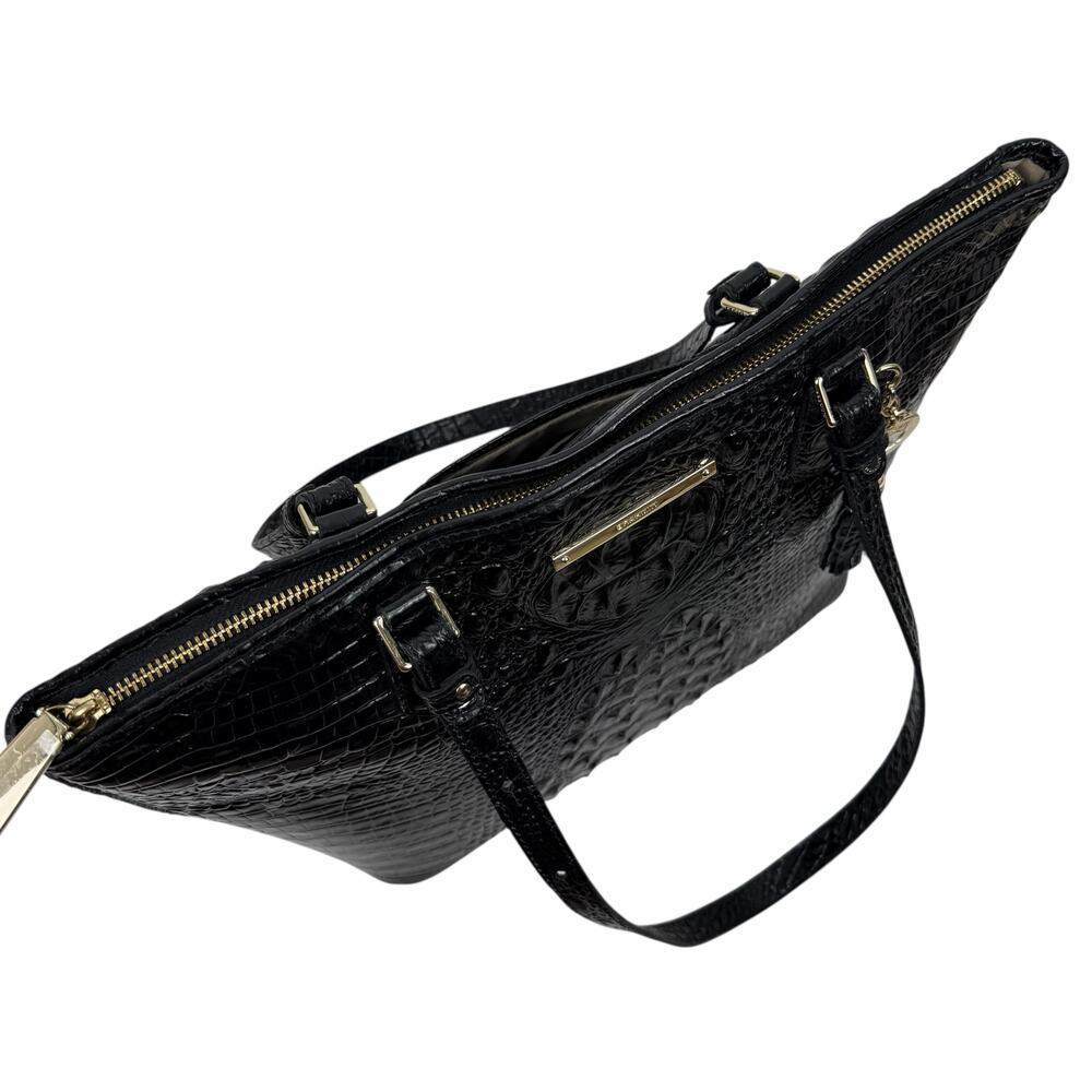 Brahmin Medium Asher Melbourne Tote Bag Shoulder Bag Black - Picture 10 of 13